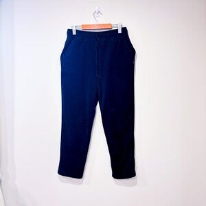 MONDETTA Black Fleece Jogger Pants | Cozy Activewear | Small *